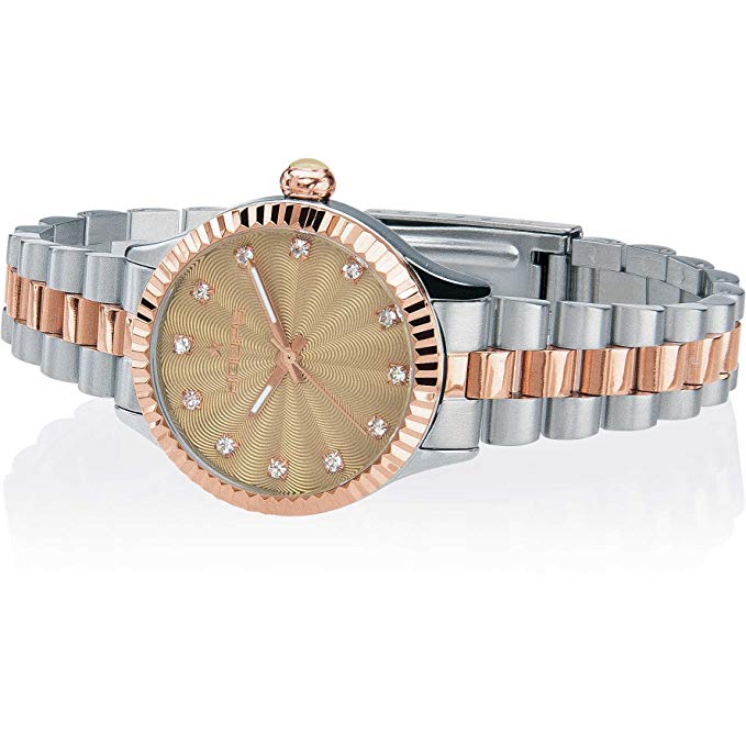 Orologio Hoops solo tempo donna acciaio analogico cinturino in acciaio 2569LSRG04